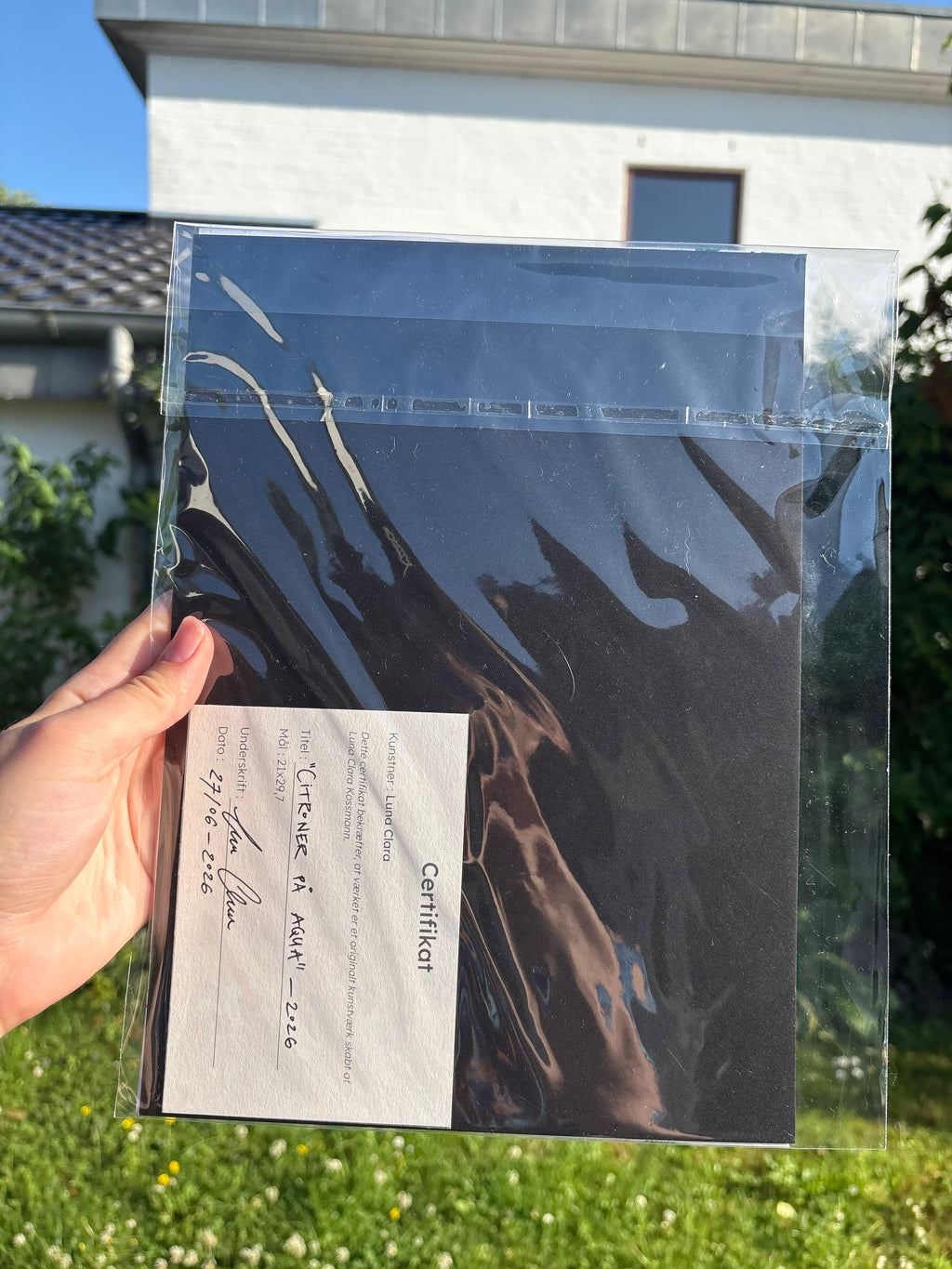 Originalt maleri på kvalitetspapir