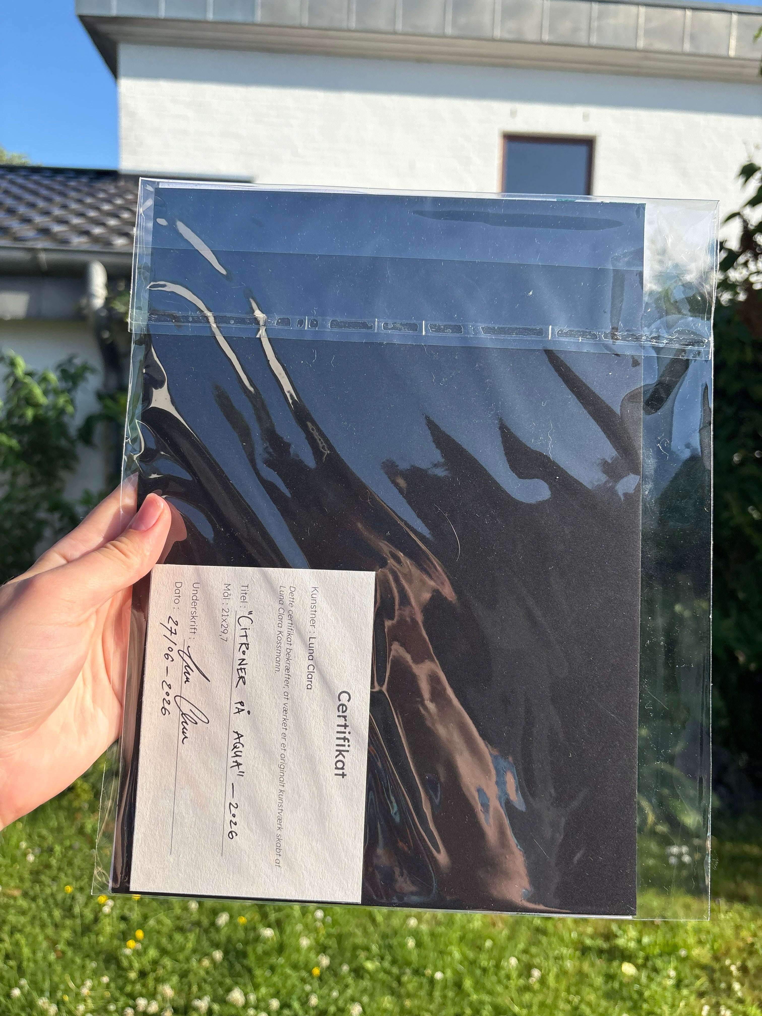 Originalt maleri på kvalitetspapir