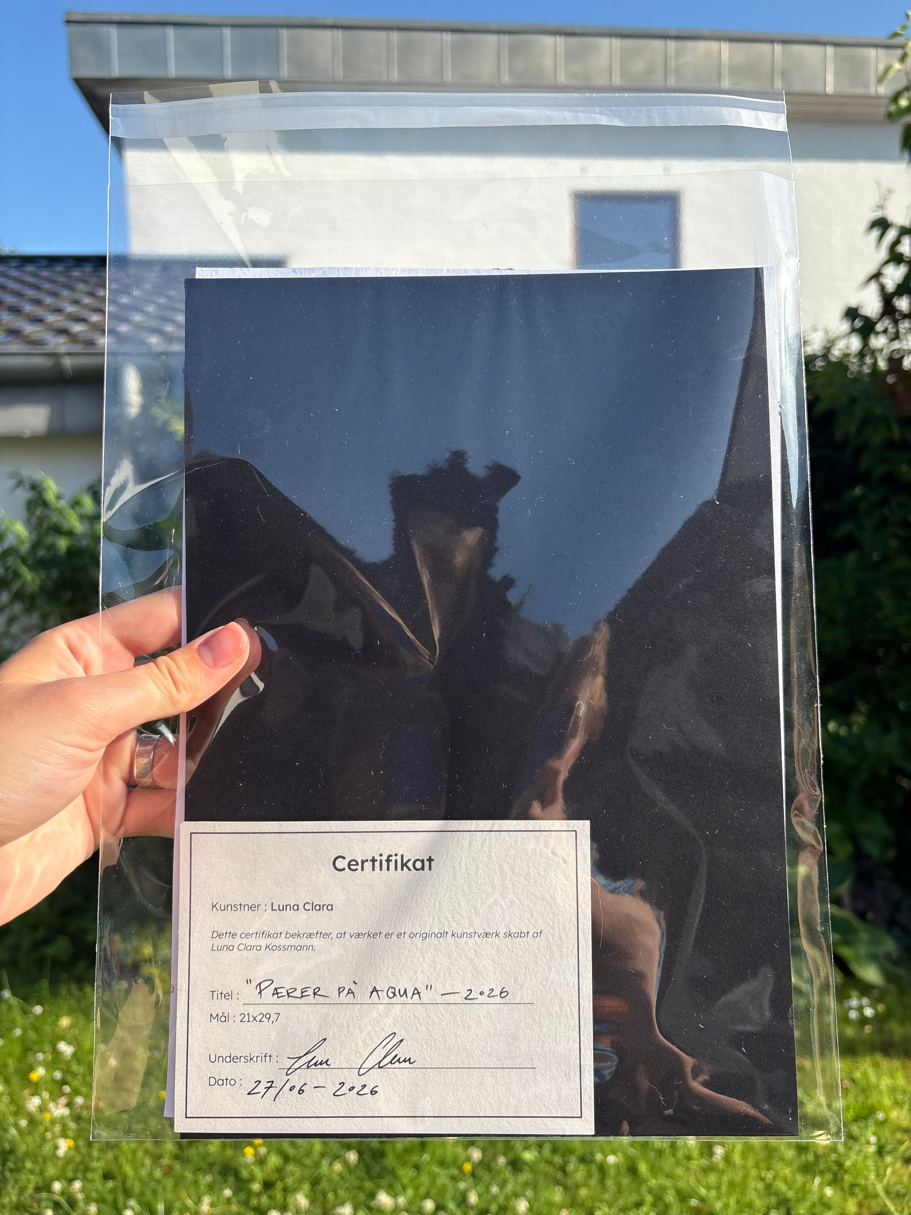 Originalt maleri på kvalitetspapir