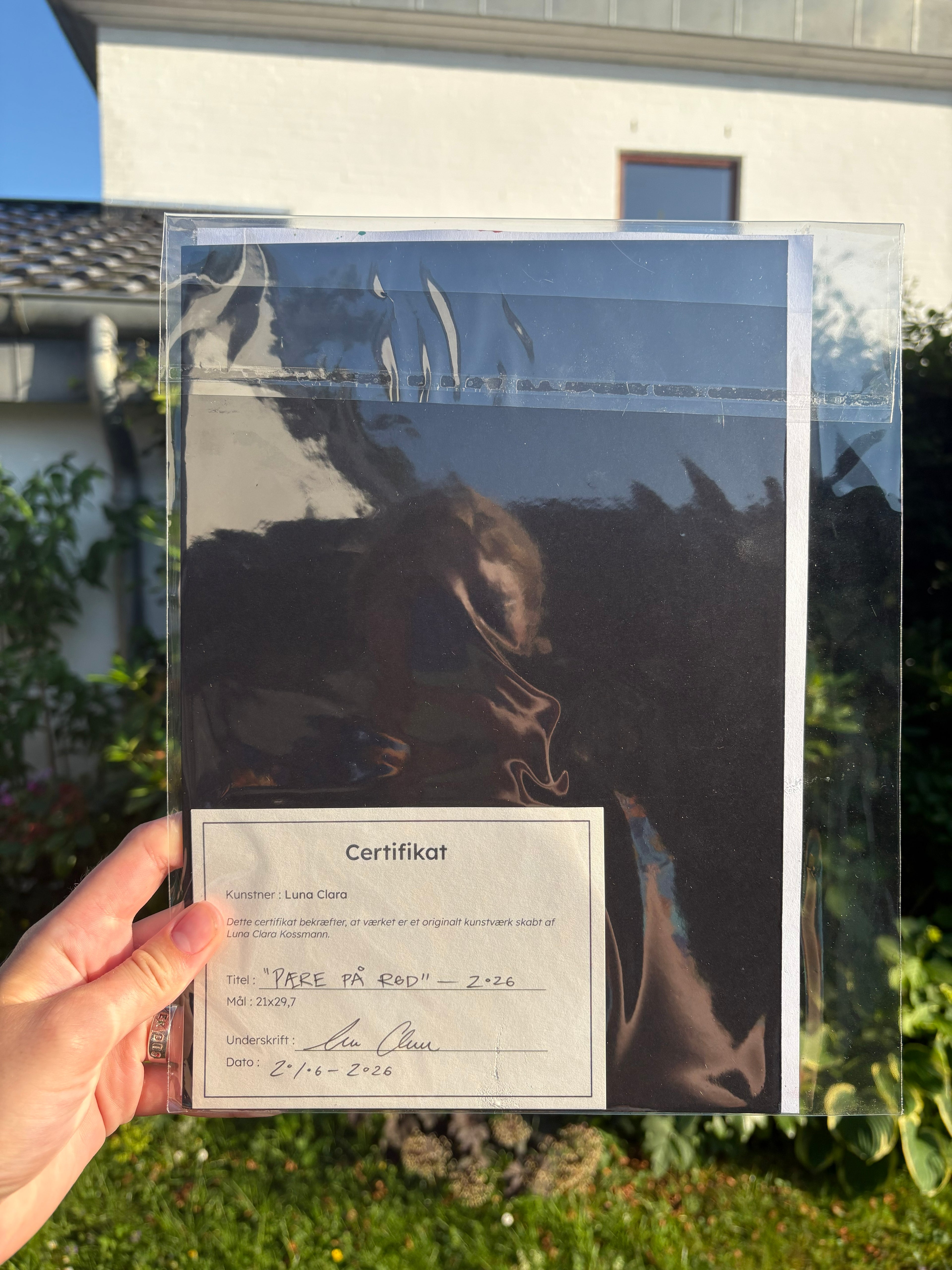 Originalt maleri på kvalitetspapir
