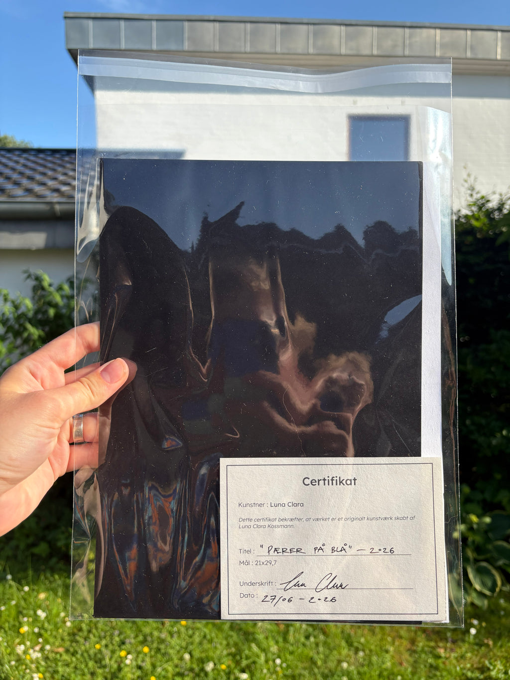 Originalt maleri på kvalitetspapir